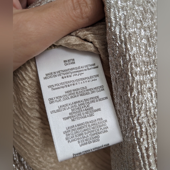 BCBGeneration Silver Mini Skirt - Picture 4 of 10